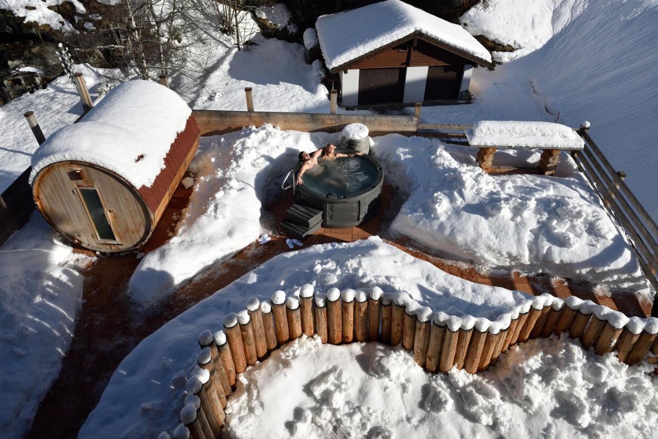 Hotel Les Melezes Haudères Exteriör bild