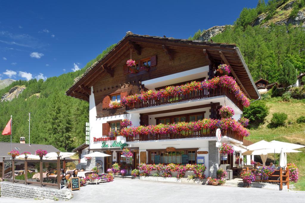Hotel Les Melezes Haudères Exteriör bild
