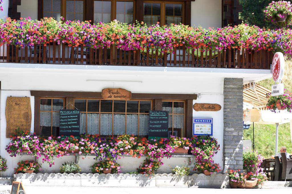 Hotel Les Melezes Haudères Exteriör bild