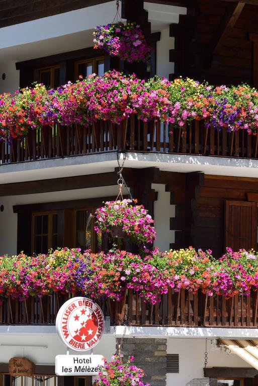 Hotel Les Melezes Haudères Exteriör bild
