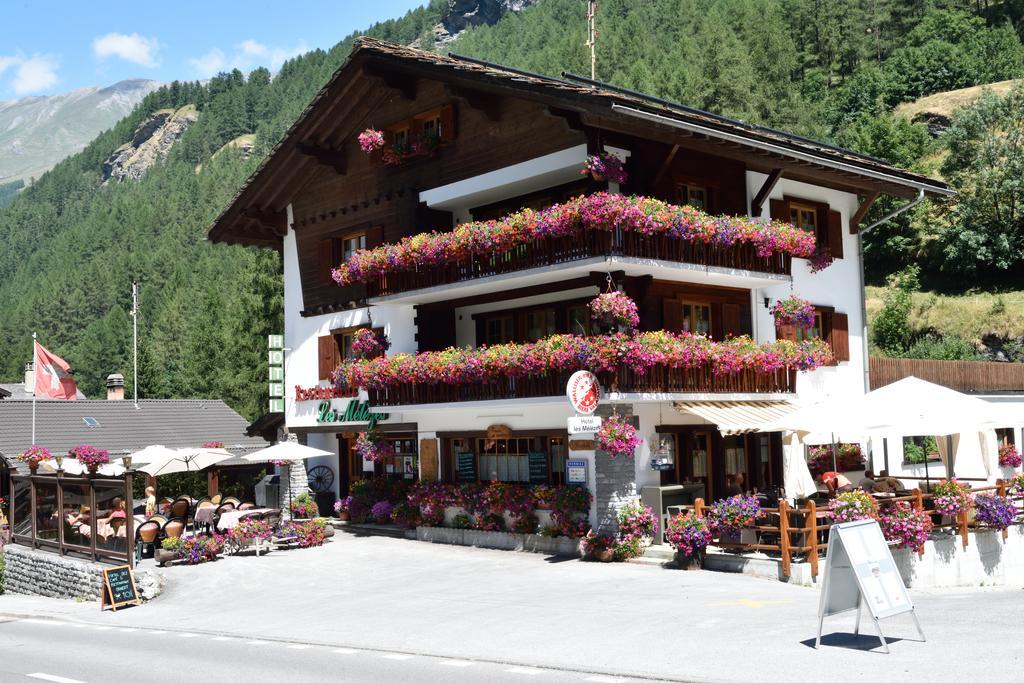 Hotel Les Melezes Haudères Exteriör bild