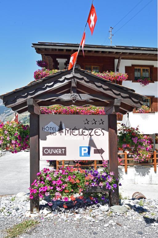 Hotel Les Melezes Haudères Exteriör bild