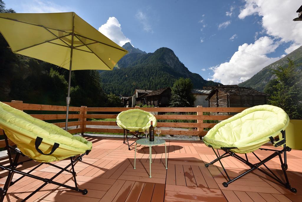 Hotel Les Melezes Haudères Exteriör bild